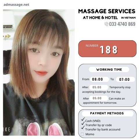NUMBER 188: MASSAGE AT HOME HA NOI VIETNAM